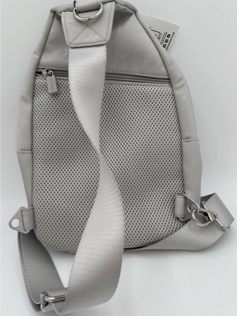IHKWIP convertible sidekick sling bag backpack grey NEW with tags stars NWT lug - Picture 2 of 8
